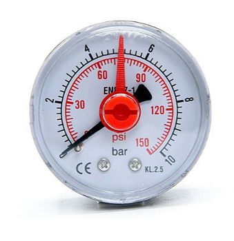 Манометр акс.40мм 10атм. нар.р 1/4 THERMOFIX